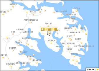 map of Cardinal