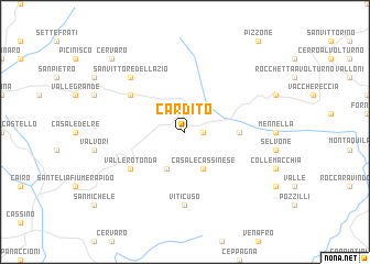 map of Cardito