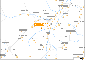 map of Cardonal