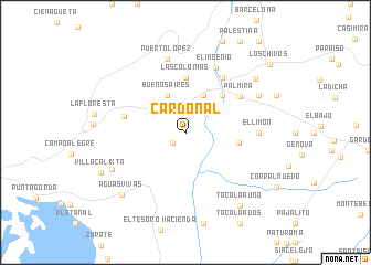 map of Cardonal