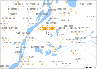 map of Cardonal