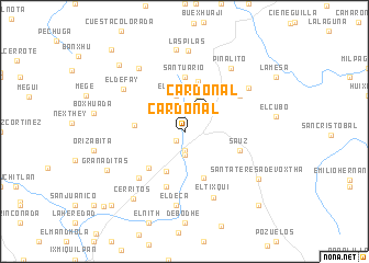 map of Cardonal