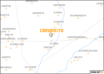 map of Cardoncito