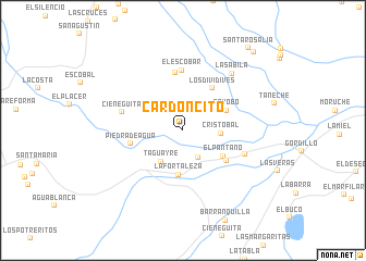 map of Cardoncito