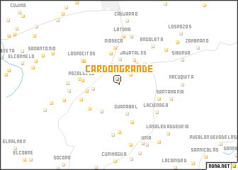 map of Cardón Grande