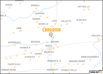 map of Cardonia