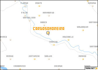 map of Cardoso Moreira