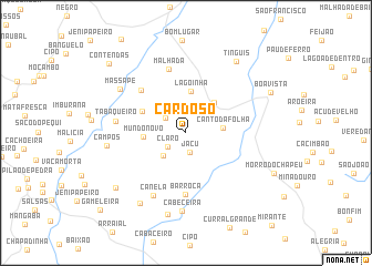 map of Cardoso