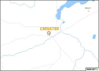 map of Cardston