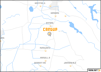 map of Cardup