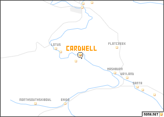 map of Cardwell