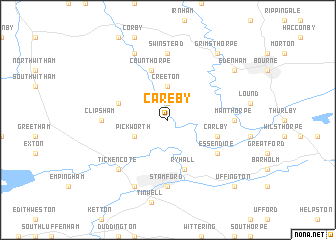 map of Careby