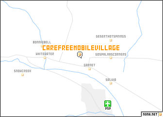 map of Carefree Mobile Village