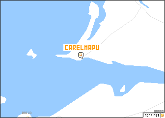 map of Carelmapu