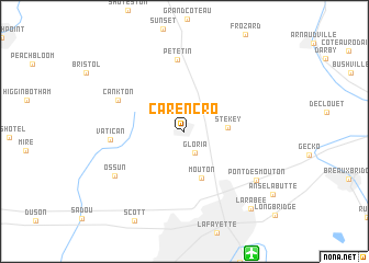 map of Carencro