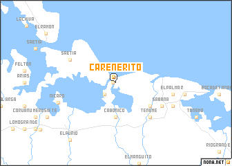 map of Carenerito