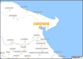 map of Carenero