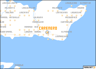 map of Carenero