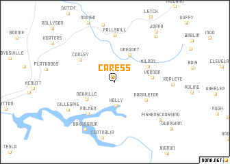 map of Caress