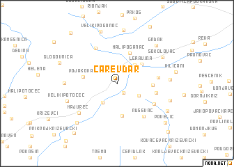 map of Carevdar