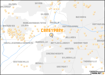 map of Carey Park