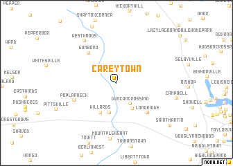 map of Careytown