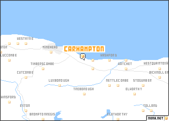 map of Carhampton