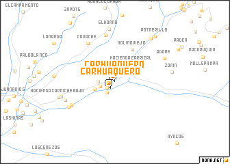 map of Carhuaquero