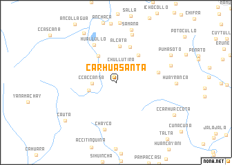 map of Carhuasanta