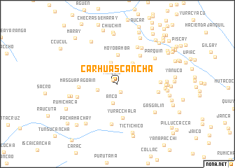 map of Carhuascancha