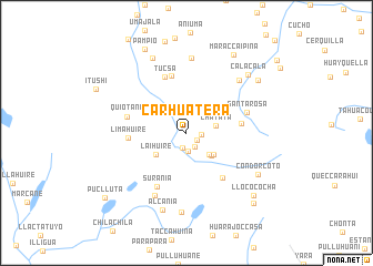 map of Carhuatera