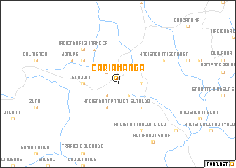 map of Cariamanga