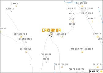 map of Cariamba