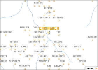 map of Cariasaca