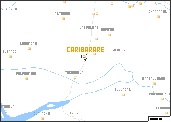 map of Caribarare