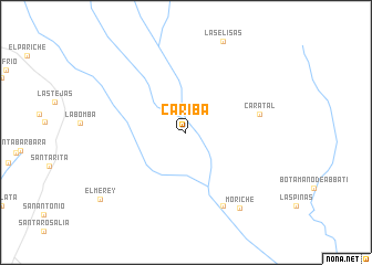 map of Cariba