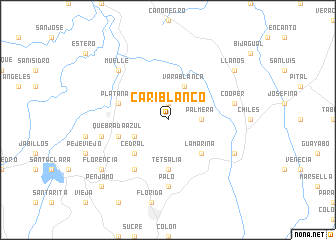 map of Cariblanco