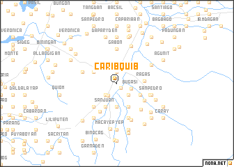 map of Caribquib