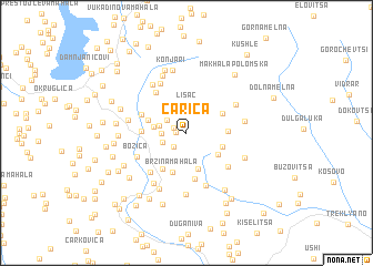 map of Carica
