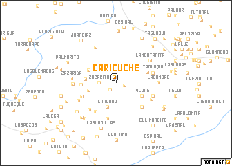 map of Caricuche