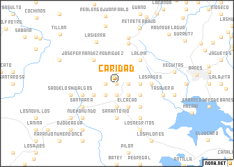 map of Caridad