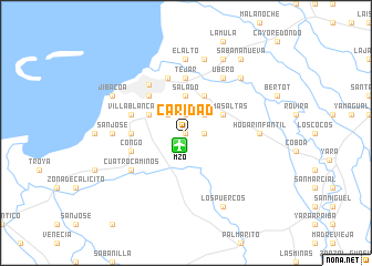 map of Caridad