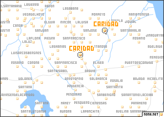 map of Caridad