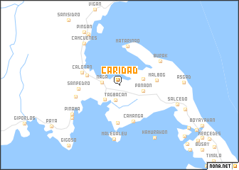 map of Caridad