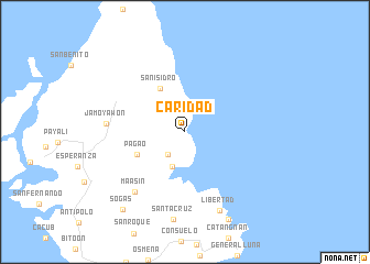 map of Caridad