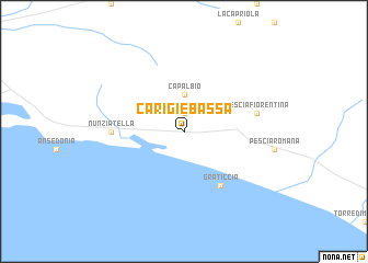 map of Carigie Bassa