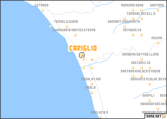 map of Cariglio