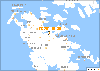 map of Carigmalan