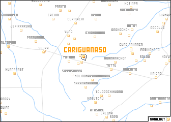 map of Cariguanaso