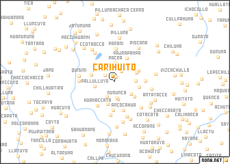 map of Carihuito